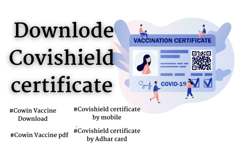 Covishield certificate